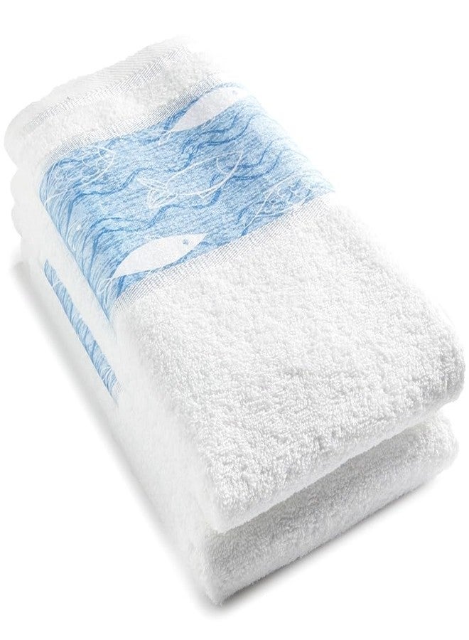 The Lakeside Collection Bluefin Bay Bathroom Collection - Set of 2 Hand Towels - Image 4