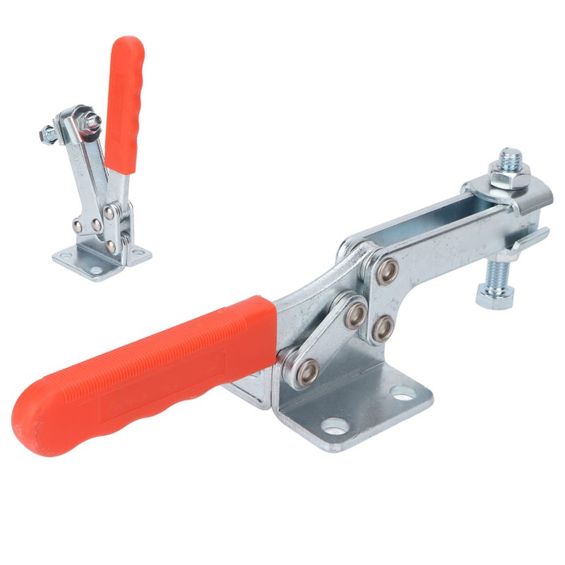 Heavy Duty Horizontal Quick Release Welding Toggle Clamp For Industrial Sheet Metal Black - Image 4