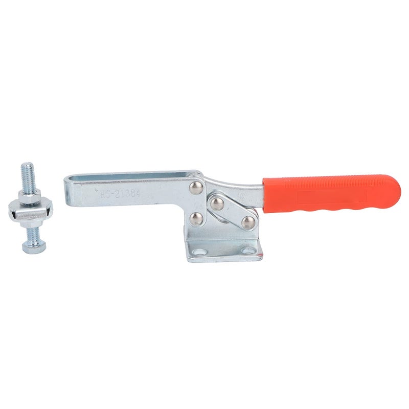 Heavy Duty Horizontal Quick Release Welding Toggle Clamp For Industrial Sheet Metal Black - Image 3