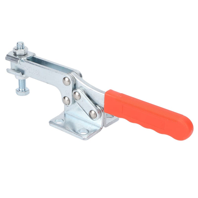 Heavy Duty Horizontal Quick Release Welding Toggle Clamp For Industrial Sheet Metal Black - Image 2