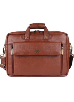 LAVERI LEATHER LAVERI Laptop Bag for Men - Leather Messenger Bag for Office - Fits up to 15 Inch Laptop - Shoulder Bag with Multiple Compartments - Executive Leather Bag for Work/Travel/Casual -2819  - Image 5