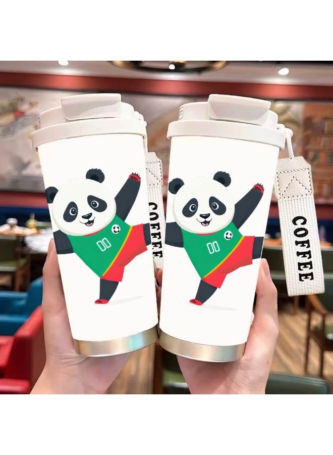 FIFA 520ml World Cup Printed Stainless Steel Insulated Water Bottle Double Wall Vacuum Thermal Flask Leakproof Cup for Hot & Cold Drinks - Image 3