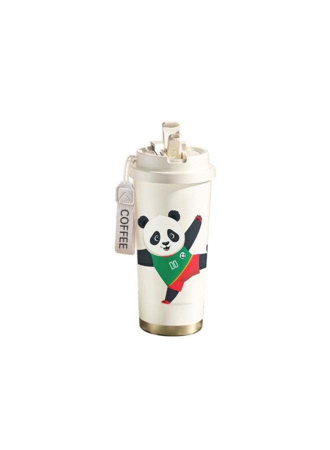 FIFA 520ml World Cup Printed Stainless Steel Insulated Water Bottle Double Wall Vacuum Thermal Flask Leakproof Cup for Hot & Cold Drinks - Image 1