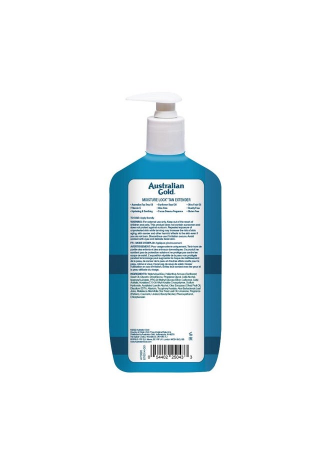 Australian Gold Moisture Lock Tan Extender Lotion, Enriched With Vitamin E & Aloe Vera, Cocoa Dreams Fragrance, 16 Fl Oz  - Image 3