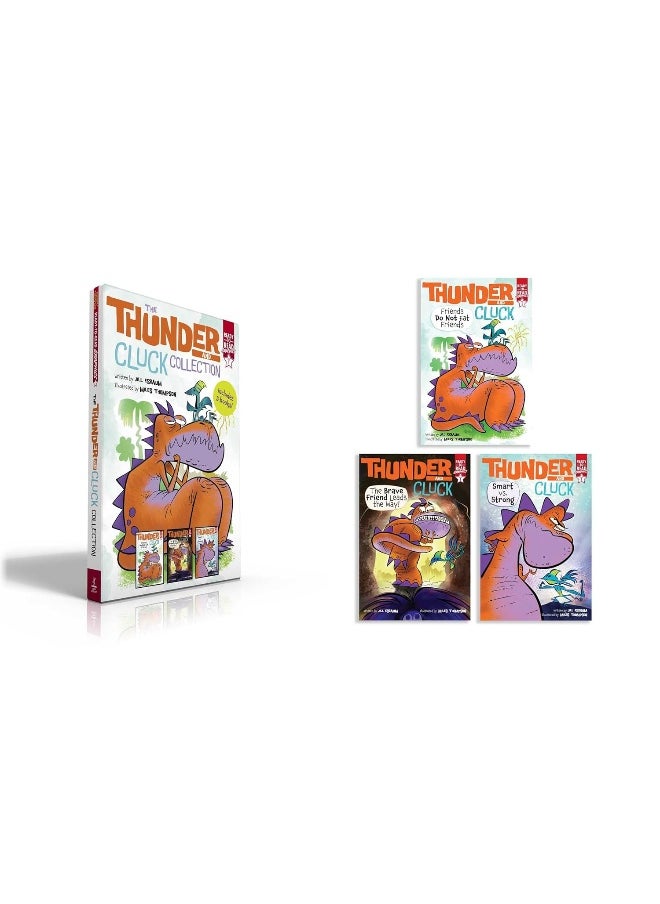null - Simon Spotlight The Thunder and Cluck Collection (Boxed Set): Friends Do Not Eat Friends; The Brave Friend Leads the Way!; Smart vs. Strong - Image 1