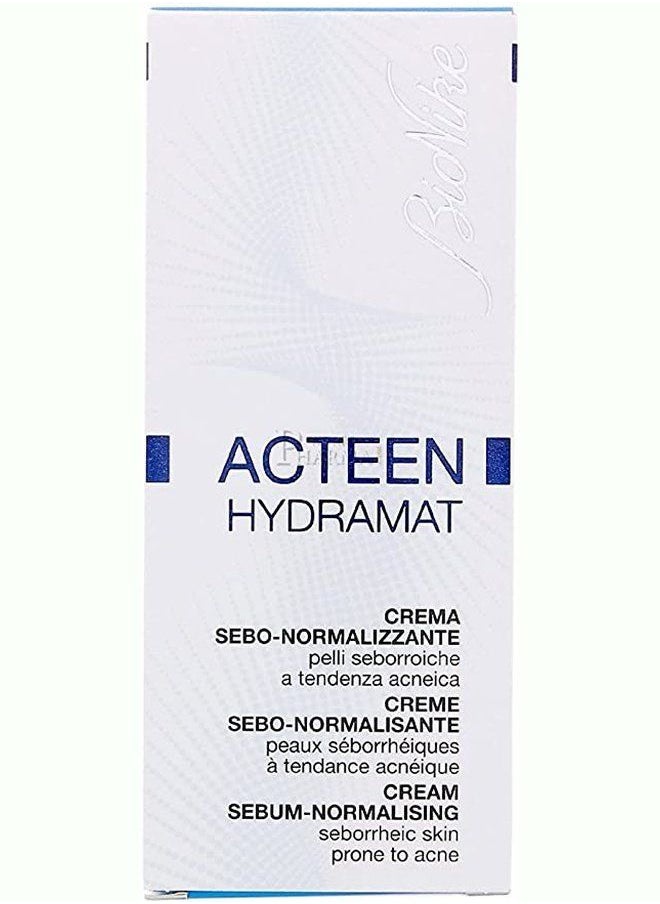 Bionike - Bionike Acteen Hydramat Sebum-Normalising Cream - 40 ml - Image 1