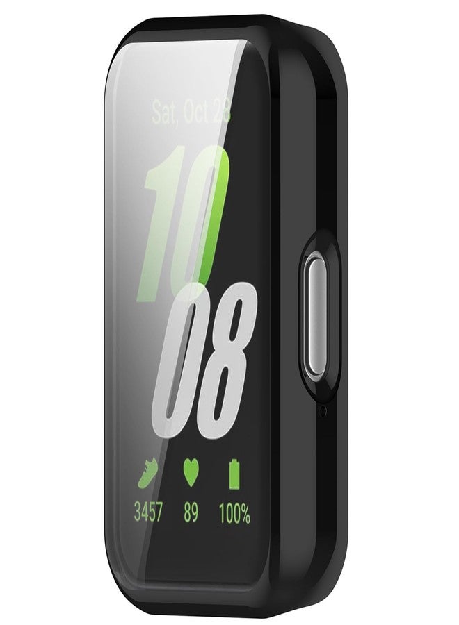 AWADUO Compatible with Samsung Galaxy Fit3 (SM-R390) TPU Protective Case Cover, Smartwatch Protective Case Cover Shell Soft and Durable(Black) - Image 2