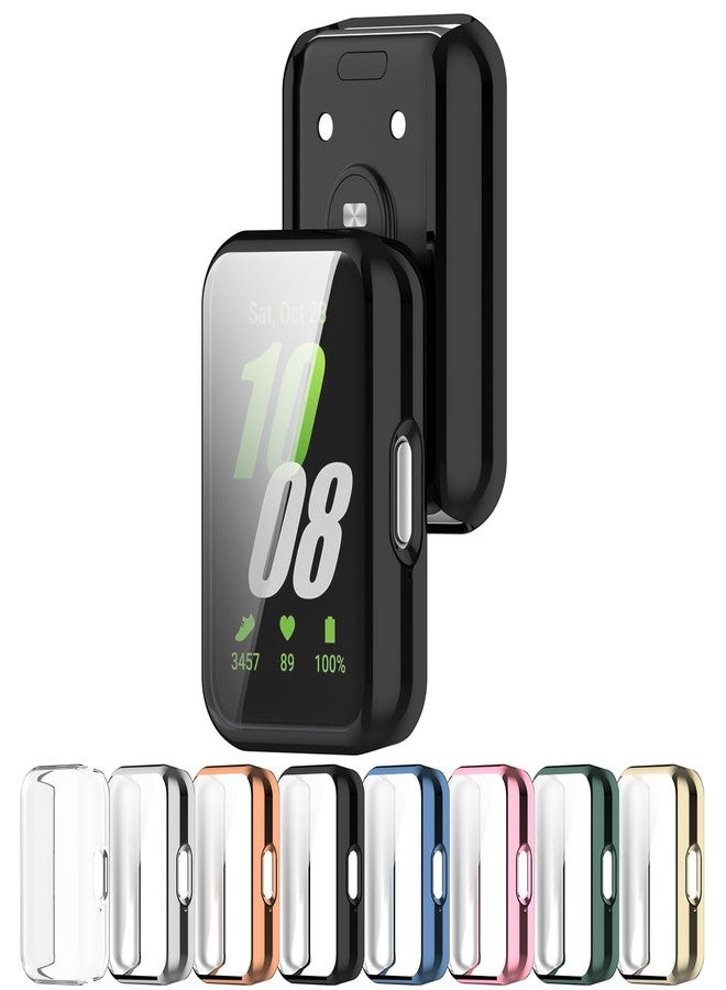 AWADUO Compatible with Samsung Galaxy Fit3 (SM-R390) TPU Protective Case Cover, Smartwatch Protective Case Cover Shell Soft and Durable(Black) - Image 1