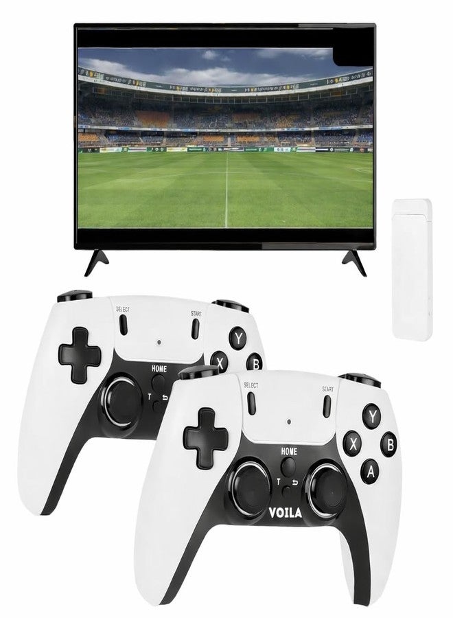 Voila M22 Retro Video Game Console for TV, Plug & Play Gaming Stick with Wireless Controller, 1080P HD HDMI Output, 64GB Storage, Portable Retro Gaming System, CE ROHS BIS Certified - Image 3