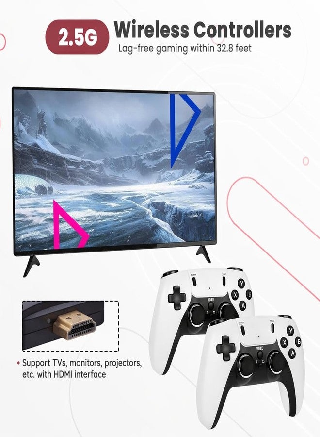 Voila M22 Retro Video Game Console for TV, Plug & Play Gaming Stick with Wireless Controller, 1080P HD HDMI Output, 64GB Storage, Portable Retro Gaming System, CE ROHS BIS Certified - Image 5