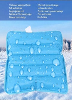 Salmue Cool Pillow, Reusable Gel Ice Packs with Ice Crystal Powder, Summer Cooling Cushion Mat Removable Car Cushion Seat Pad Water Ice Pad Cooling Artifact Suitable for Bedrooms (36*36CM-Two #)  - Image 2