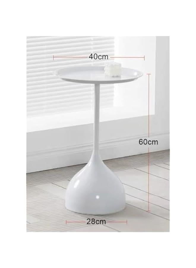 هوكور اريكة كريمية مع عدد قليل من طاولات القهوة المتنقلة، شرفة صغيرة، طاولة من الحديد المطاوع، زاوية فاخرة خفيفة، عدة طاولات جانبية مبتكرة - Image 2