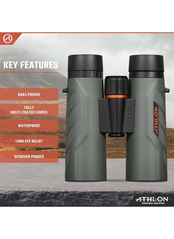 Athlon Optics 8x42 Neos G2 HD Binoculars with Eye Relief for Adults and Kids, High-Powered Binoculars for Hunting, Birdwatching, and More  - Image 3