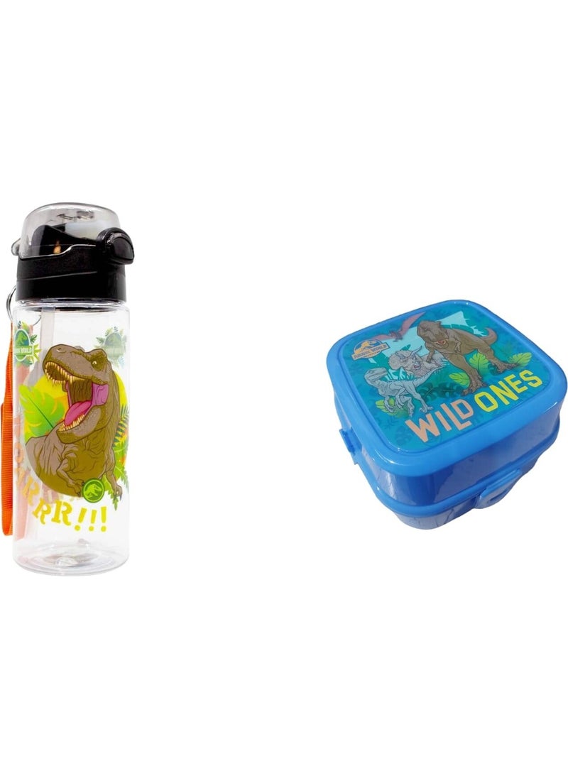 JURASSIC WORLD Lunch Bowl and Water Bottle 