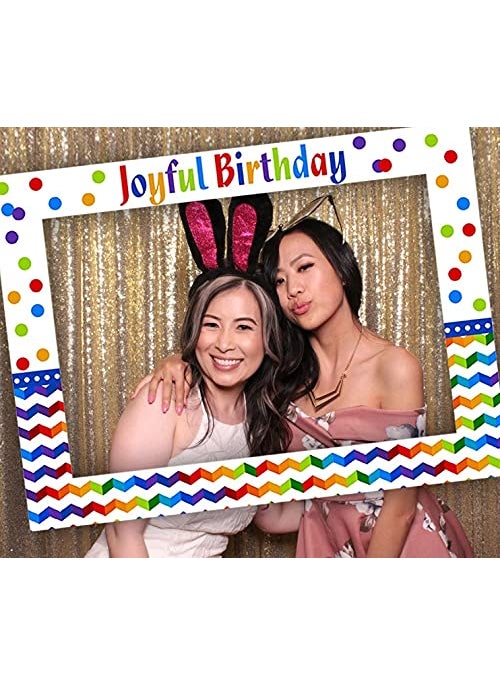 Theme My Party Theme My Party Birthday Decoration Items Party Supplies for Birthday Boys and Girls (Joyful Birthday - Photo Booth)  - Image 2