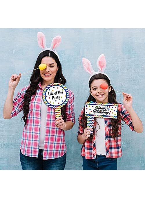 Theme My Party Theme My Party Birthday Decoration Items Party Supplies for Birthday Boys and Girls (Joyful Birthday - Photo Booth)  - Image 3