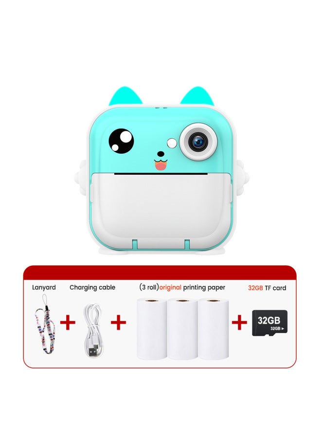 Neutral Q5 New Kids Polaroid Camera Thermal Print Mini Cartoon Fun Digital Camera Gift - Image 1