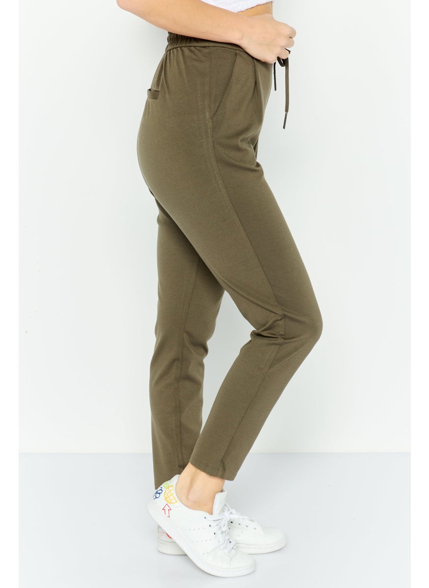 Women Plain Pull On Leggings, Khaki - pzsku/Z57D8ED876BB8DE64A6DCZ/45/_/1739715427/7b46a627-c04f-45ed-bc83-c81aa44891b5