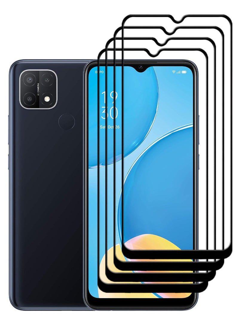 ACLIX 4 Pieces Antistatic ESD Dustproof Premium Quality High Definition Tempered Glass Screen Protector Designed For Oppo A15 - Image 1