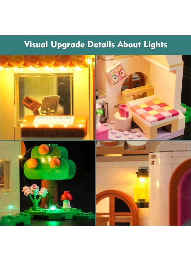 Vonado VONADO LED Light Kit for Lego Nook's Cranny & Rosie's House 77050 (No Models Only Light) Creative Lighting Set Accessories Compatible with Animal Crossing Lego 77050 Building Set  - Image 3
