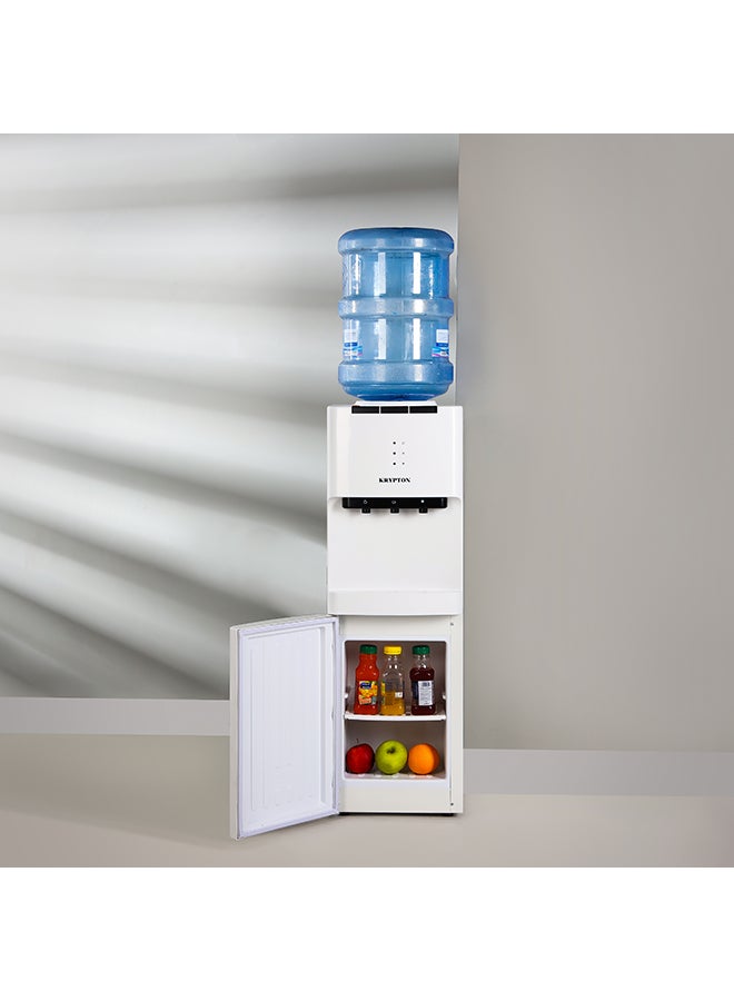 KRYPTON 3 Taps Water Dispenser with Cabinet |  Hot , Normal and  Cold water supply KNWD6076 White - Image 3