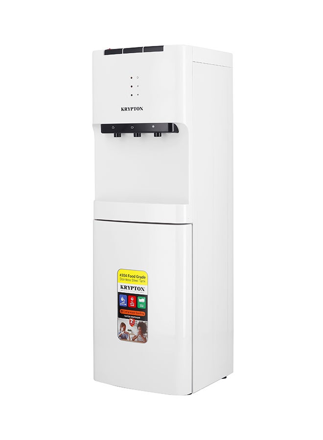 KRYPTON 3 Taps Water Dispenser with Cabinet |  Hot , Normal and  Cold water supply KNWD6076 White - Image 1