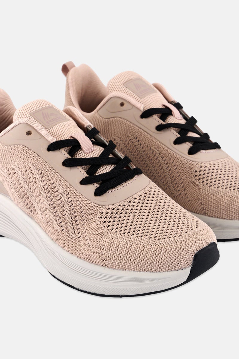 RBX Women Lace Up Hiking Shoes, Light Peach  - Image 3