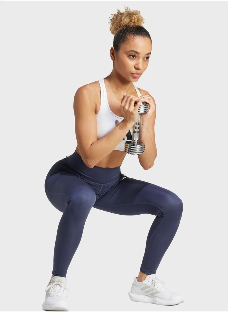 Adidas Powerreact Big Logo Graphic Bra