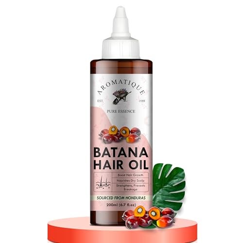 Aromatique Batana Oil Enriched with Rosemary, Argan, Onion & Castor Oil | Herbal Blend for Hair Nourishment, Shine & Strength | 200ml - Image 1