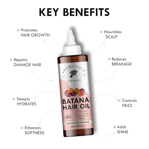 Aromatique Batana Oil Enriched with Rosemary, Argan, Onion & Castor Oil | Herbal Blend for Hair Nourishment, Shine & Strength | 200ml - Image 3