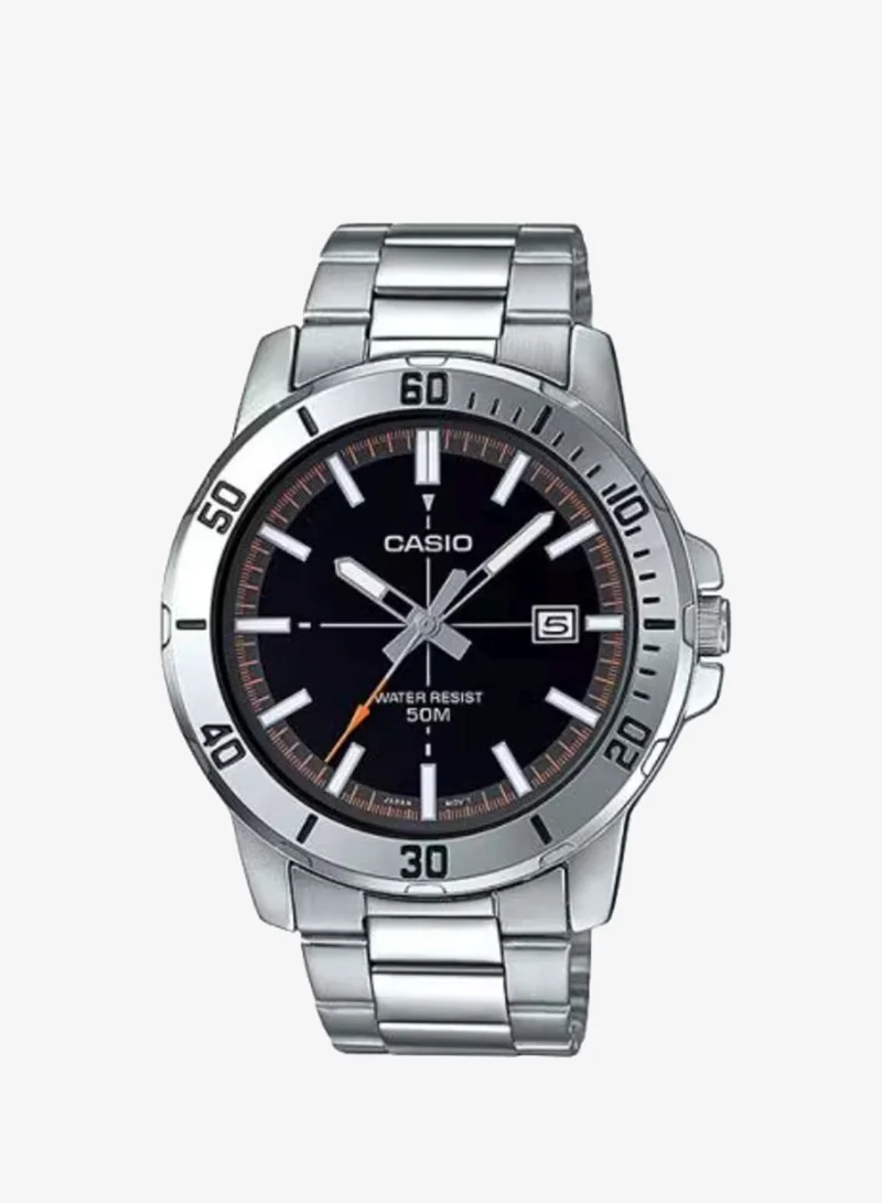 كاسيو Men's Stainless Steel Analog Watch MTP-VD01D-1E2VUDF - 43 mm