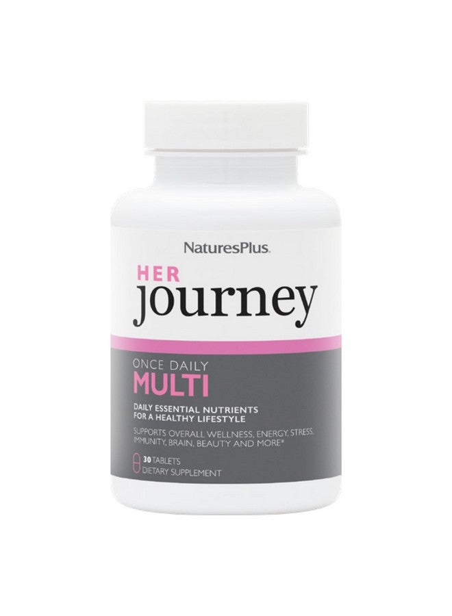 Natures Plus Her Journey - 30 Tablets - Women’s Multivitamin - 100% DV of All Vitamins - Supports Overall Wellness, Immunity, Brain & Beauty Health - 30 Servings - Image 1