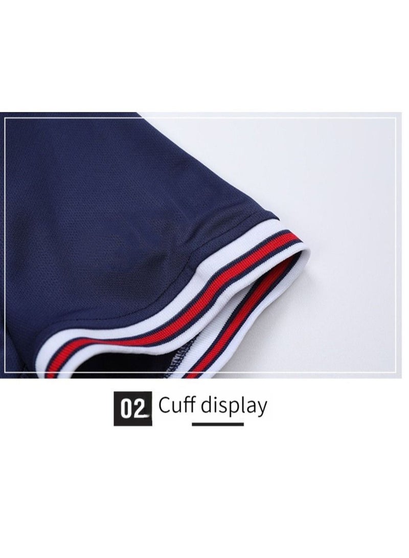 M MIAOYAN M MIAOYAN New Season Football Club Football Uniform Suit Men's and Women's Short-sleeved Football Jersey  - Image 5