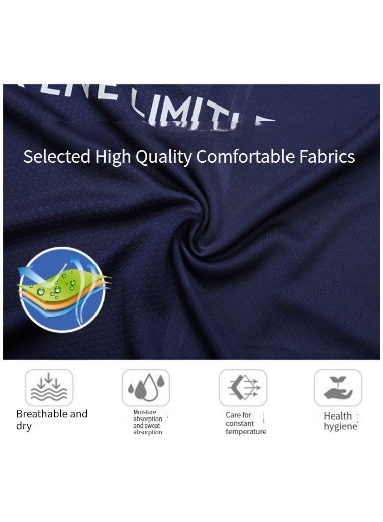M MIAOYAN M MIAOYAN New Season Football Club Football Uniform Suit Men's and Women's Short-sleeved Football Jersey  - Image 2