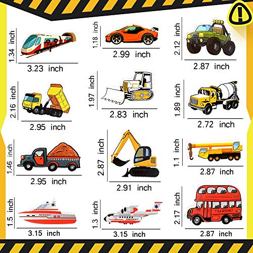 QTL Truck Stickers for Kids Boys Tractor Stickers for Water Bottles Easter Basket Stuffers Gifts for Kids Boys 50Pcs - Image 2