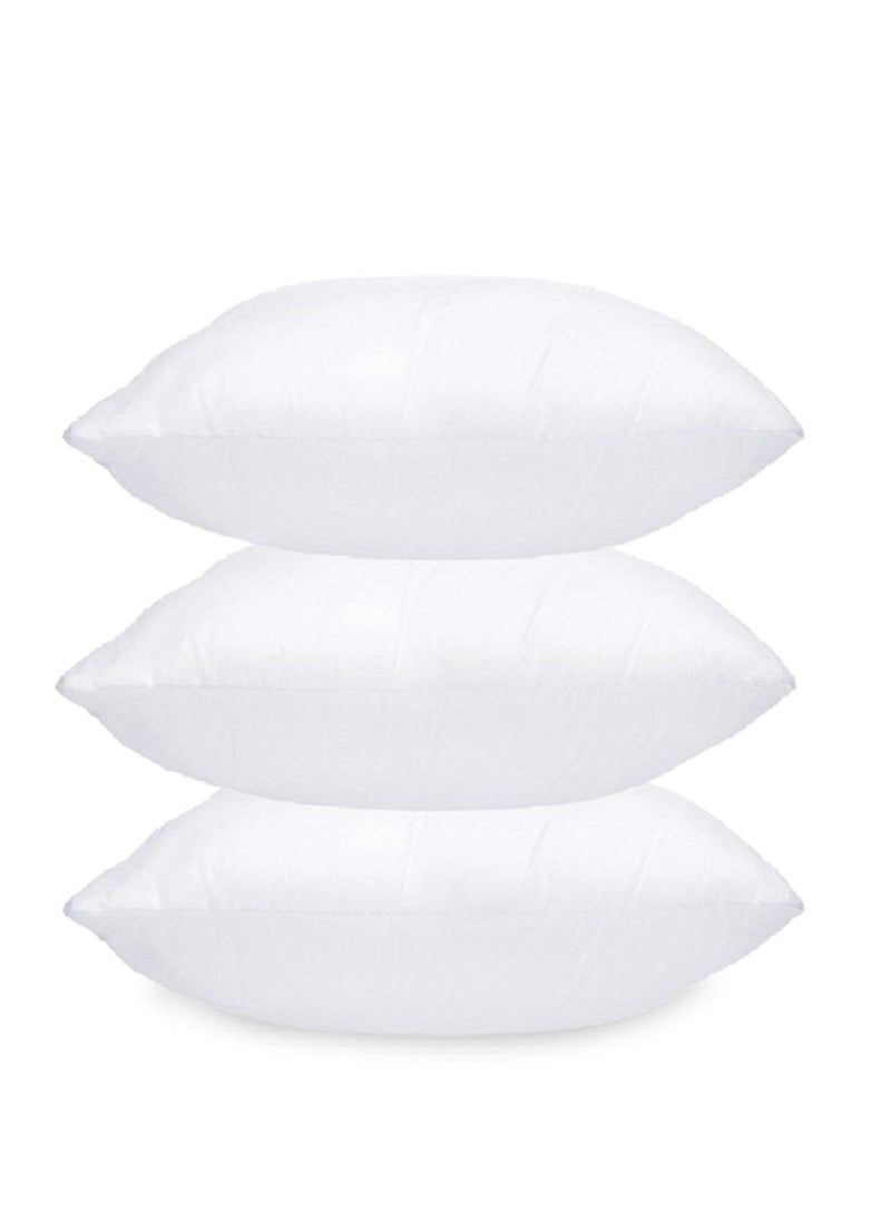 Bianca BIANCA Ultra Fluffy Soft Microfiber Cushion Insert Filler -2pc 14 X 14 (Allergy-Guard) | Ultra Soft & Fluffy Micro-Fiber | Cushion Insert-Filler Solid-White  - Image 1