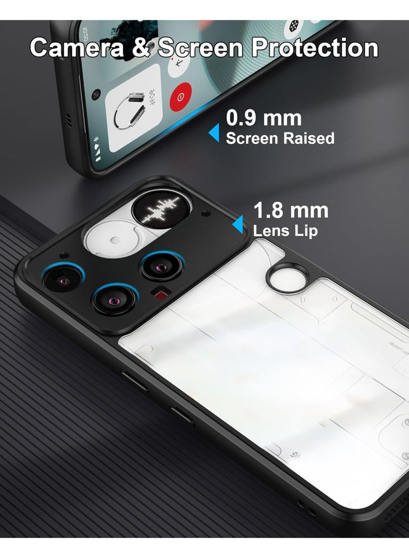 جراب لهاتف Nothing Phone 3، جراب خلفي صلب شفاف مقاوم للصدمات ومضاد للاصفرار، حماية 360 درجة، جراب خلفي شفاف من مادة TPU لهاتف Nothing Phone 3 - Image 5