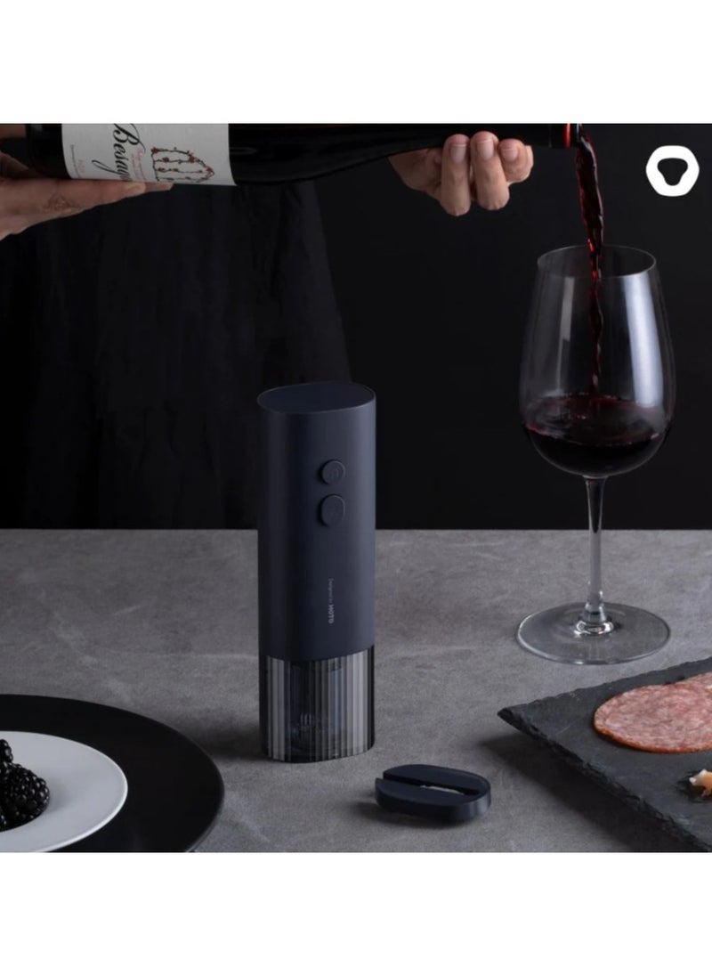 HOTO HOTO Electric Wine Opener | One-Click Uncorking | Concealed Foil Cutter | Long Battery Life up to 170 bottles  - Image 4