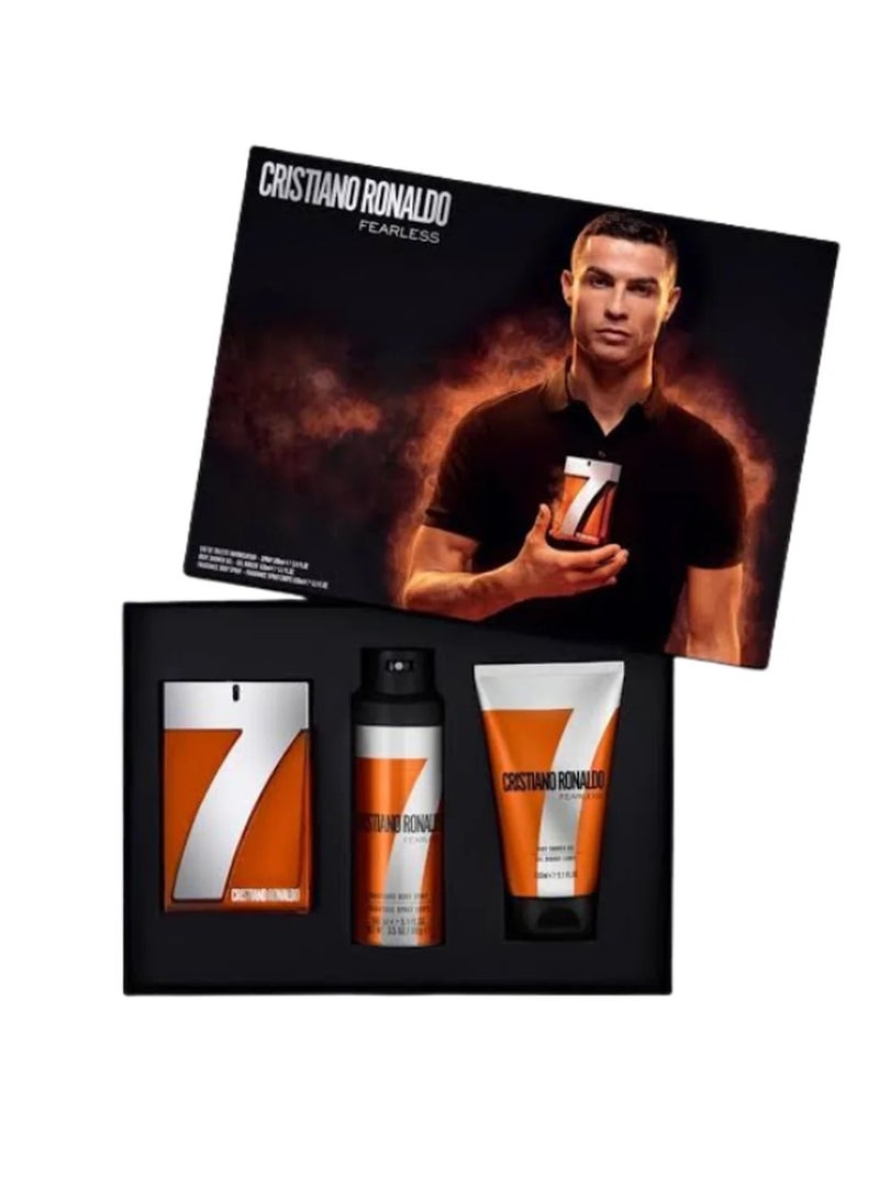 كرستيانو رونالدو مجموعة هدايا كريستيانو رونالدو فيرلس 100 مل  تواليت + جل استحمام 150 مل + رذاذ للجسم 150 مل - Image 2