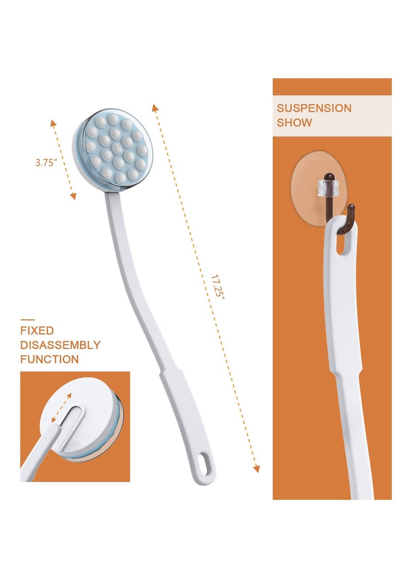 Zikra موزع لوشن و مدلك، يدوي بمقبض طويل للوصول السهل، رول أون للواقي الشمسي، الكريم، جل الاستحمام على الظهر، الساقين، والقدمين - Image 3