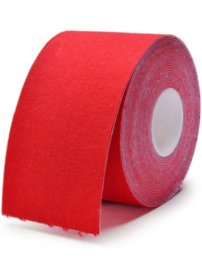 شريط لاصق طبي من قطعة واحدة، ضمادة عضلية، واقي ركبة رياضي، شريط لاصق مرن، شريط للوقاية من إصابات الشد العضلي، واقي عضلة الركبة، لاصقات لتخفيف الألم