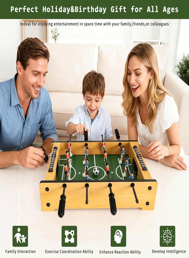 HLC 20 Inch Mini Tabletop Foosball Game Set, Table Football, Tabletop Football Games, Durable Soccer Kit for Adults, Children, Families and Playrooms, Easy to Store - Image 4