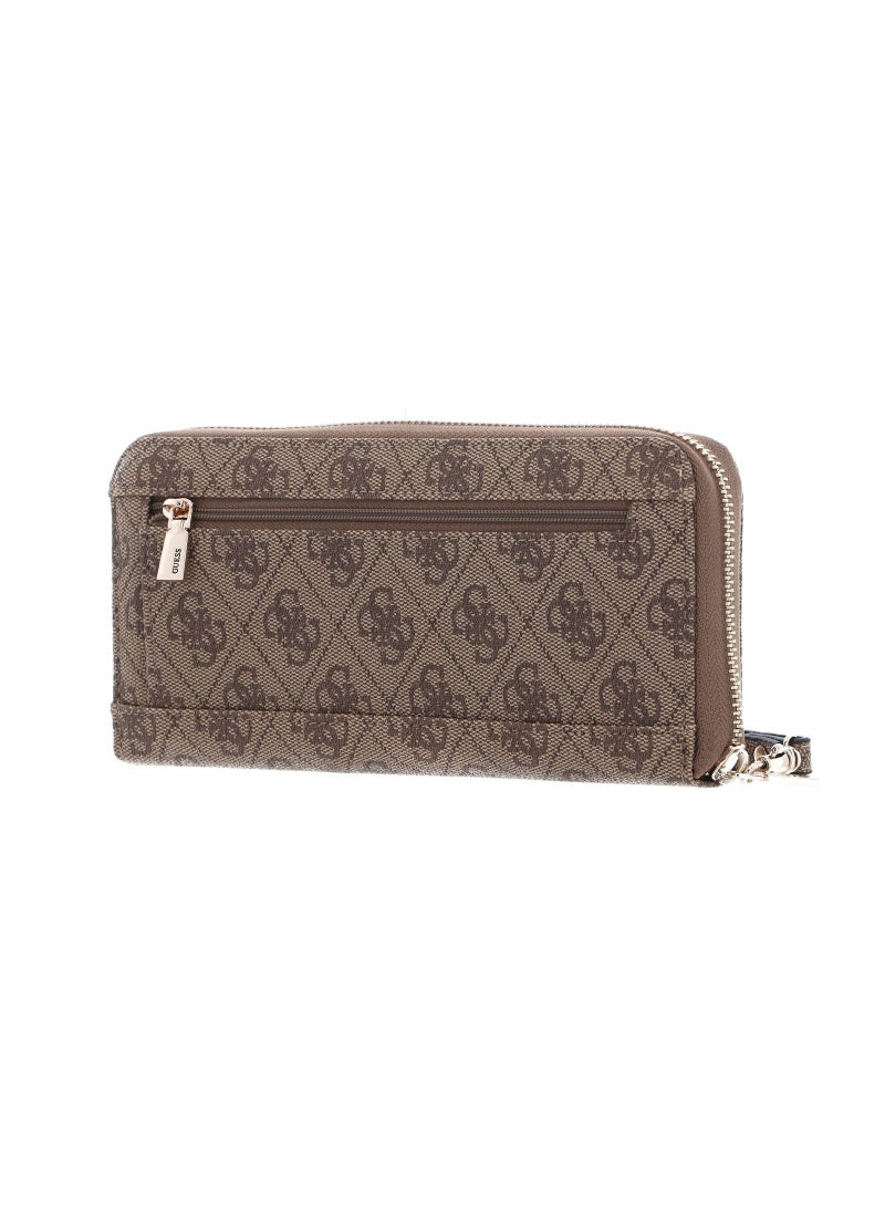 GUESS Womens Laurel Large Zip Around Wallet GU6041-KHKI - Image 4