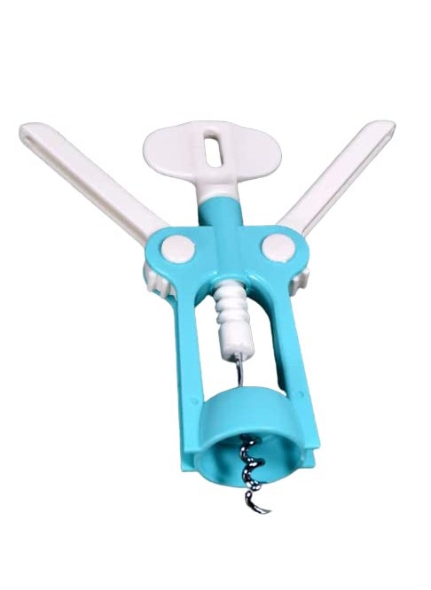 S Cart S Cart Plastic Red Wine Opener I Wing Type Corkscrew Bottle Openers I Corkscrews Wine Cork Remover Pack of 1  - Image 1