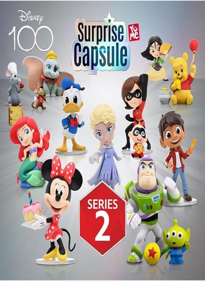 Disney Disney Surprise Capsules 100th Anniversary - Disney 100 Surprise Mystery Capsule with Figure | Disney 100 Collectibles for Kids, Adults- One Random Piece 