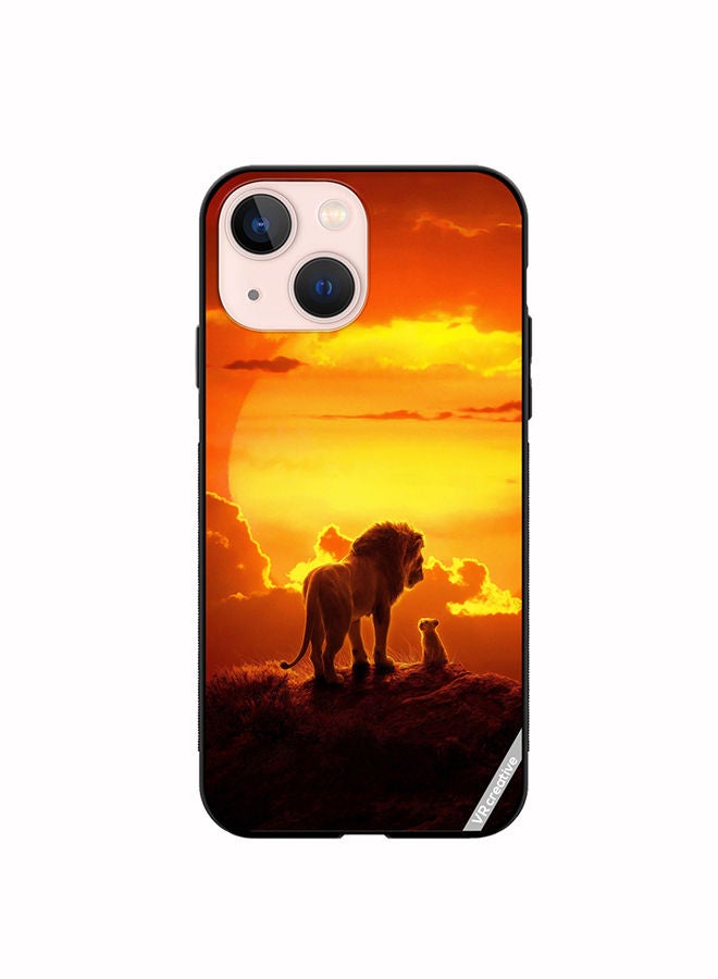 VR CREATIVE Protective Case Cover For Apple iPhone 14 Plus Lion King Design Multicolour - Image 1