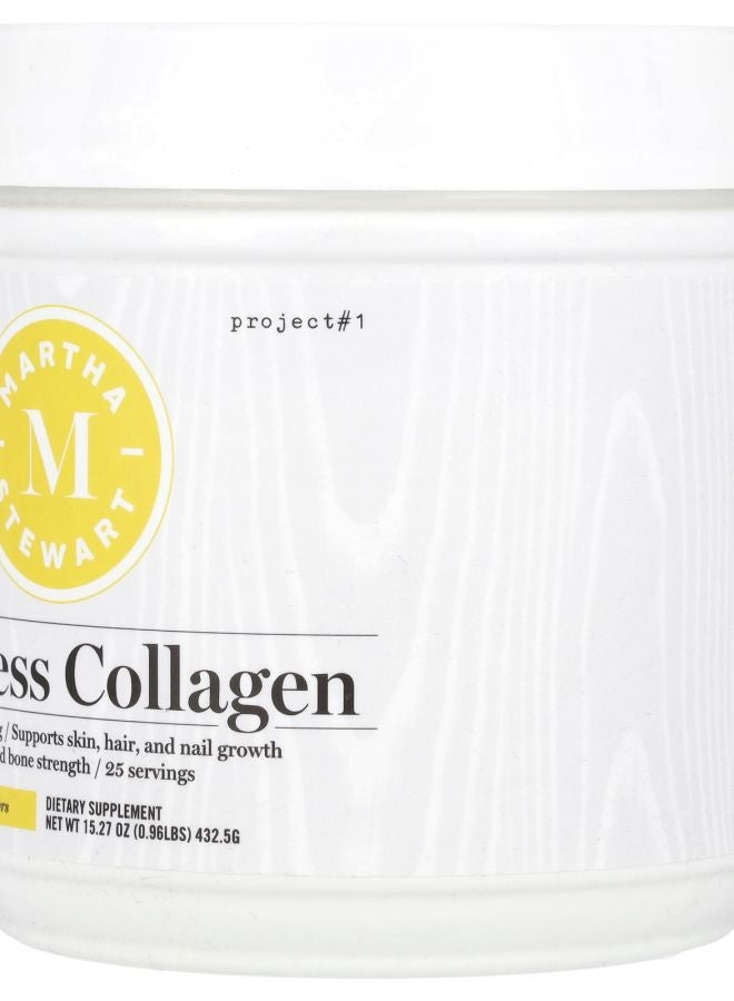 Martha Stewart Wellness Marine Wellness Collagen Lemon 15.27 oz (432.5 g) - Image 2