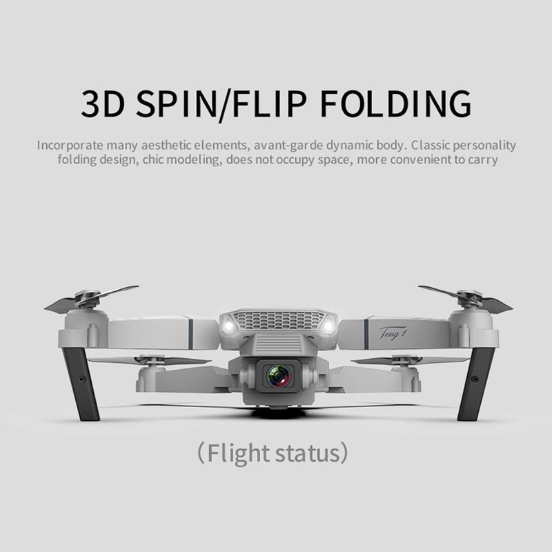 woobles Drone with Dual 1080P HD Camera, 2022 Upgradded RC Quadcopter for Adults and Kids, WiFi FPV RC Drone Toys Gifts for Boys Girls, Altitude Hold Headless Mode One Key Start Speed Adjustment - Image 5