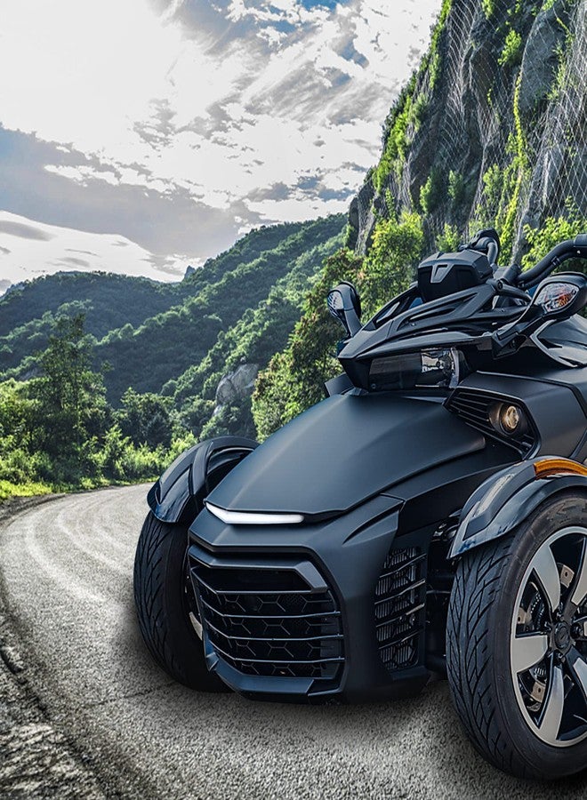 CPOWACE طقم إضاءة LED للتشغيل النهاري من CPOWACE، لون أبيض مميز، متوافق مع جميع موديلات Can-Am Spyder F3، ملحقات بديلة للرقم 219400599 (قطعة واحدة). - Image 5