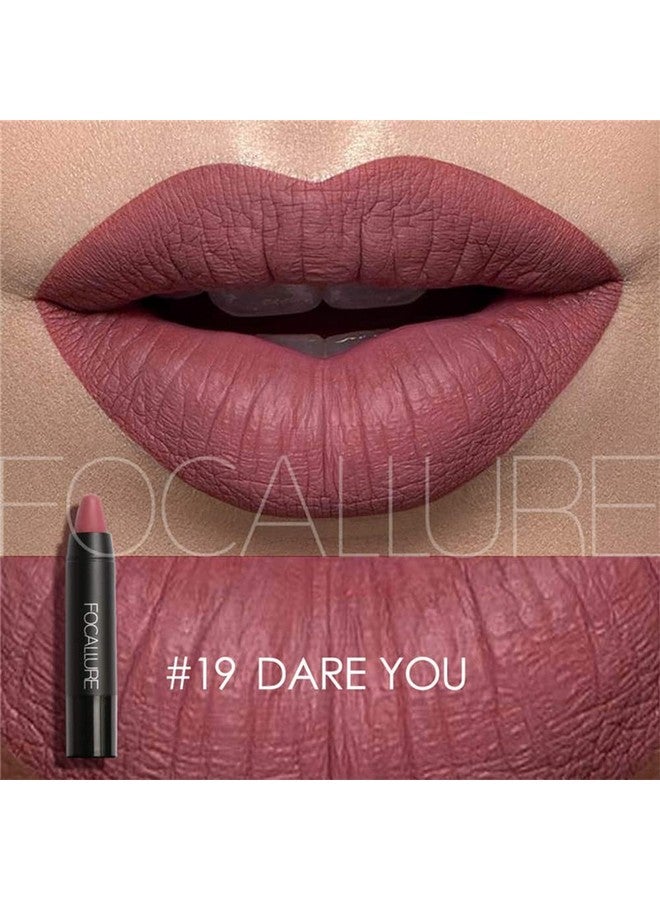 FOCALLURE Ultra Chic Matte Lipstickrich Vitamin E Lip Crayonlightweight Matte Color Without Drying Or Fadinglong Lasting Waterproof Lips Makeupdare You - Image 2